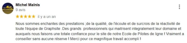 Témoignages agence web montpellier dans l'hérault création site internet pas cher - ecole de pilotage avion atplschool