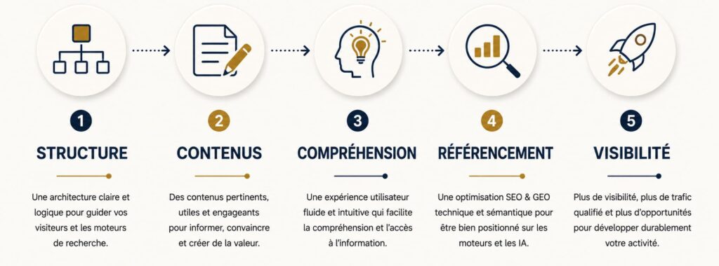 pour les moteurs de recherche, Le contenu est devenu le premier facteur de visibilité