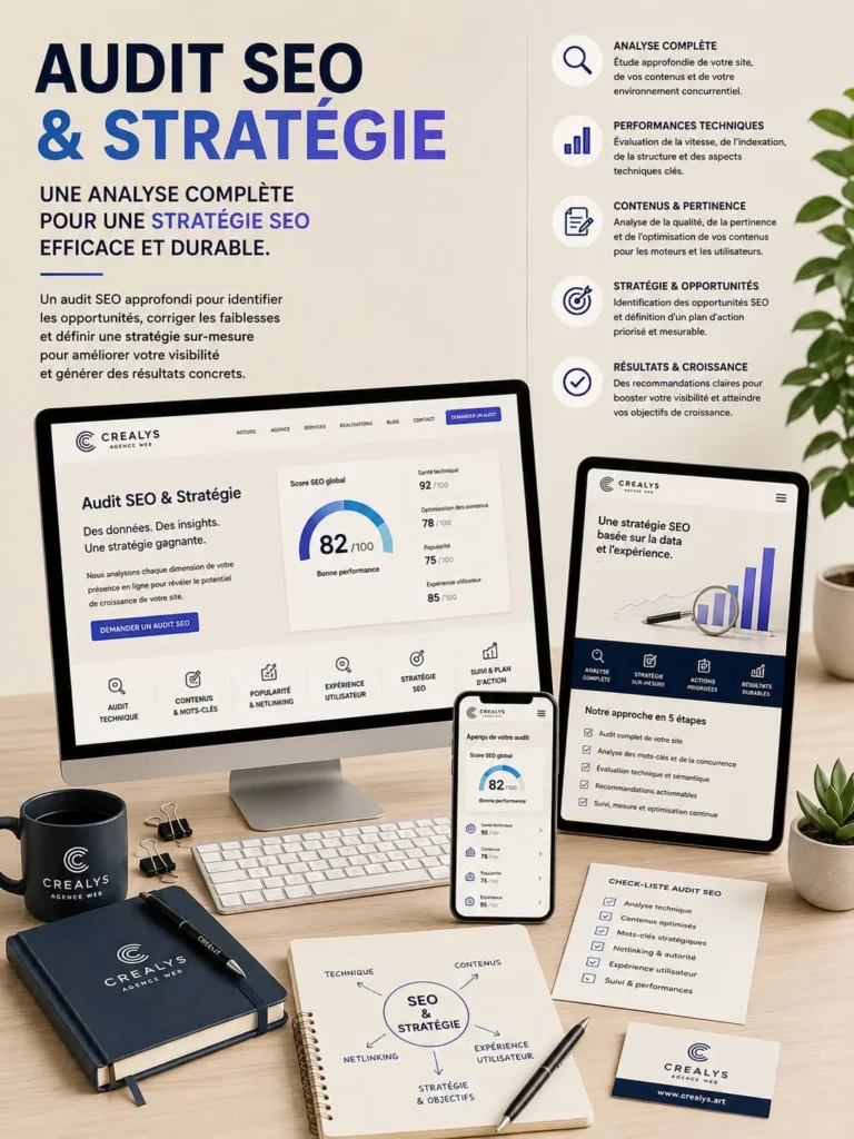 Audit SEO et Stratégie - Une analyse complete pour une stratégie efficace et durable