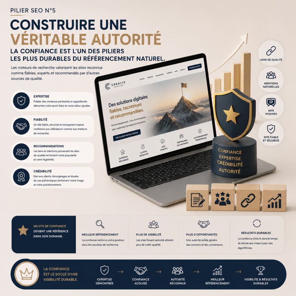 Construire une véritable autorité SEO - La confiance est l'un des piliers les plus durables du référencement naturel