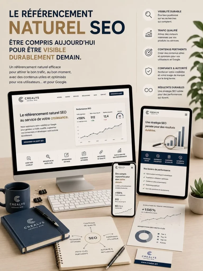 Le référencement naturel SEO. Être compris aujourd'hui pour être visible durablement demain