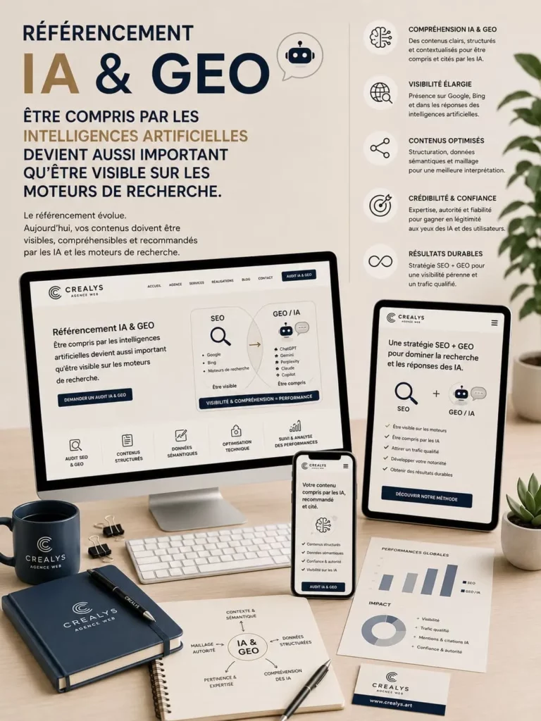 Référencement IA GEO. Être compris par les intelligences artificielles devient tres important