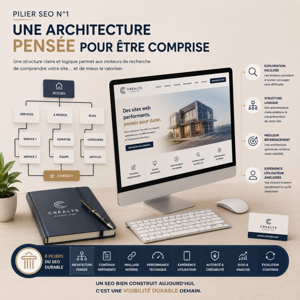 Référencement naturel SEO - Une architecture pensée pour être comprise