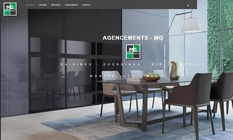 Création site internet boutique ecommerce Agence Crealys Montpellier ameublement cuisines dressings