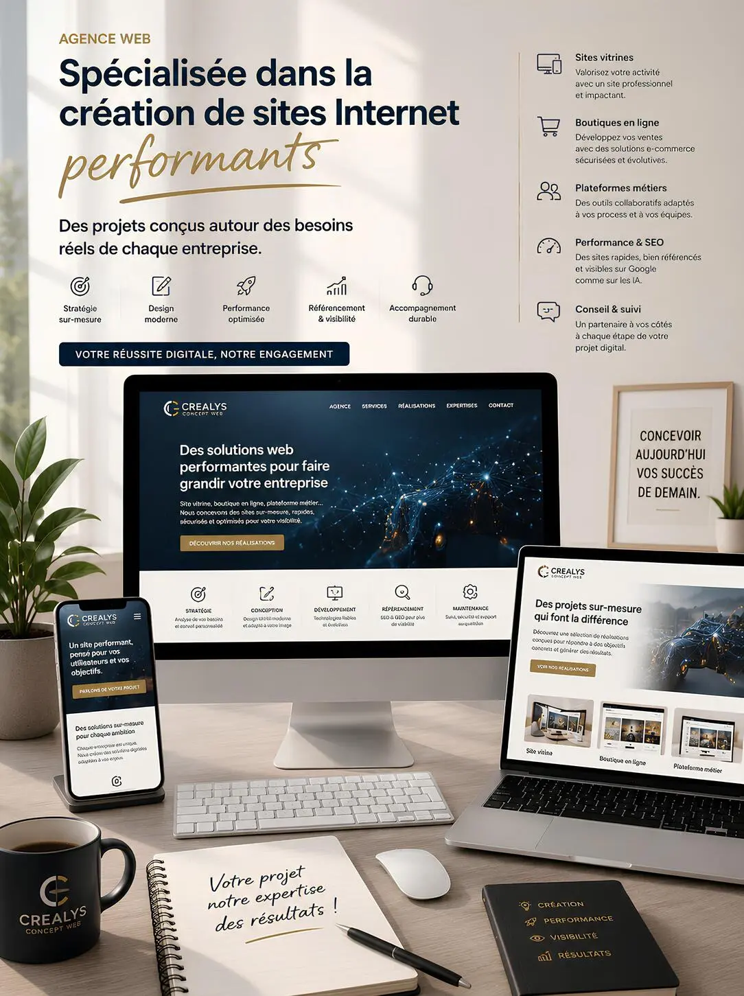 Agence Web de Montpellier spécialisée dans la création de sites Internet performants selon des besoins réels