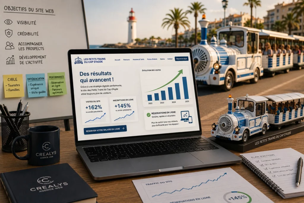 création site internet par agence Crealys Concept Web proche de Montpellier - Une visibilité qui s inscrit dans la durée