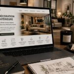 Création de site vitrine pour une société de décoration interieure d'appartements avec une stratégie de contenu compatible IA par l'agence Crealys Concept Web à Montpellier