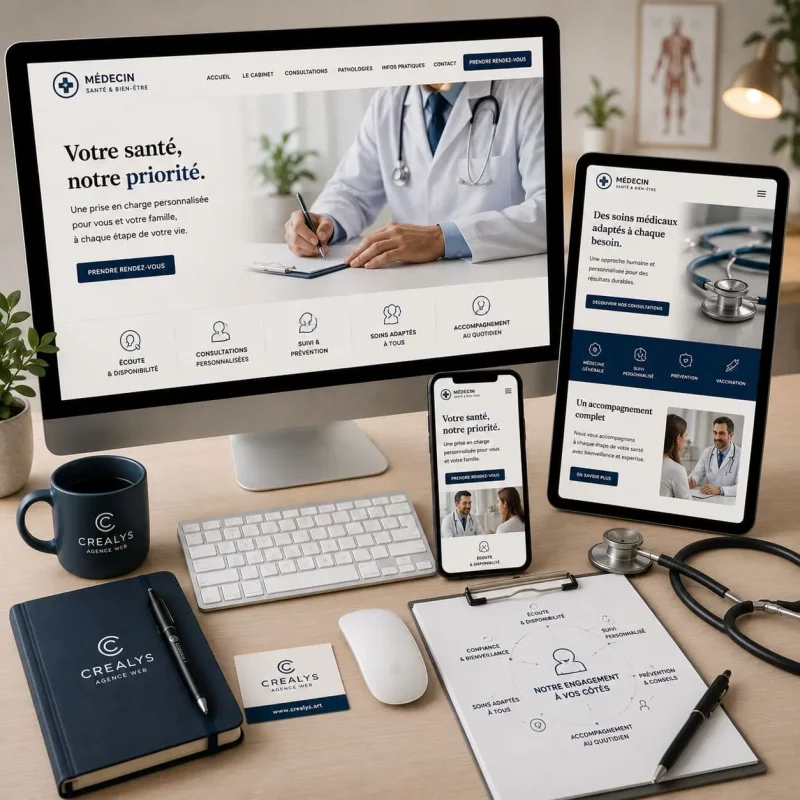 Création site interne professionnel Professions libérales Médecin